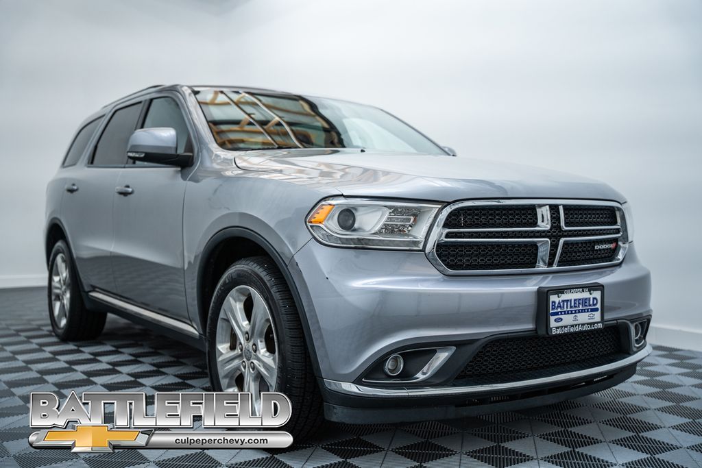 Billet Silver Metallic Clearcoat 2014 Dodge Durango SUV / Crossover All-Wheel Drive 8-Speed Automatic