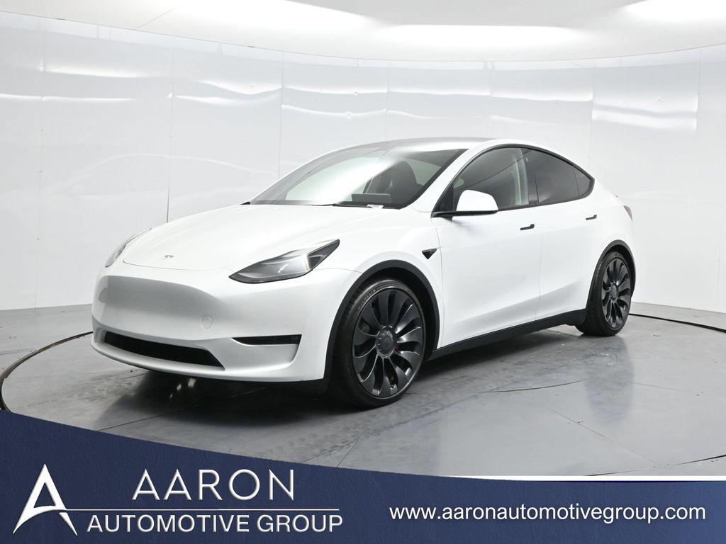 White 2023 Tesla Model Y SUV / Crossover All-Wheel Drive 1-Speed Automatic