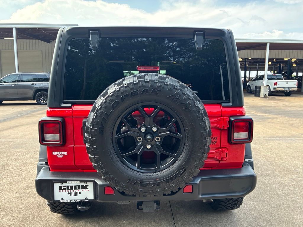 2024 Jeep Wrangler Sport Red at Bayshore Chrysler Jeep Dodge Ram