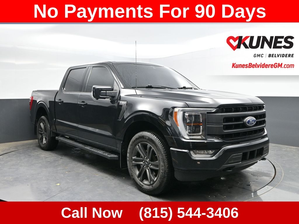 Black Metallic 2021 Ford F-150 Pickup Truck Four-Wheel Drive Automatic