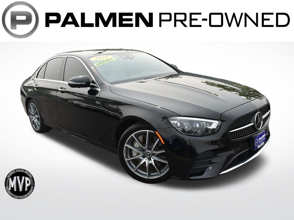Black 2021 Mercedes-Benz E-Class Sedan All-Wheel Drive 9-Speed Automatic