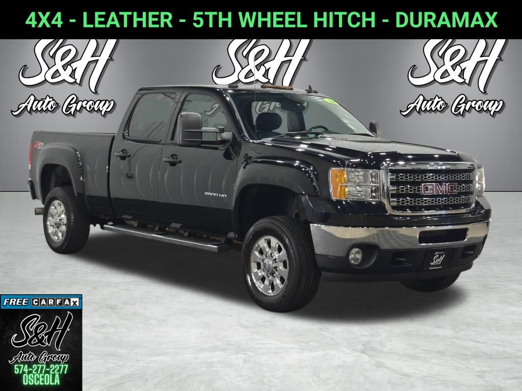 Onyx Black 2014 GMC Sierra 2500HD Pickup Truck Four-Wheel Drive 6-Speed Automatic
