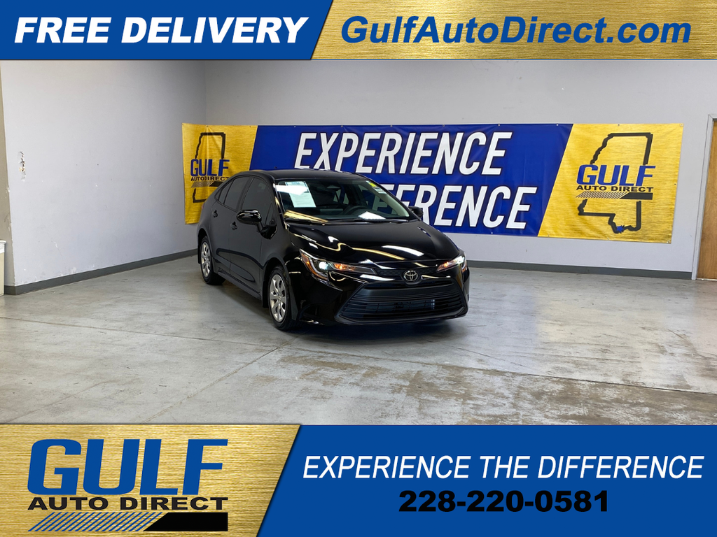 Midnight Black Metallic 2026 Toyota Corolla Sedan Front-Wheel Drive Continuously Variable Transmission