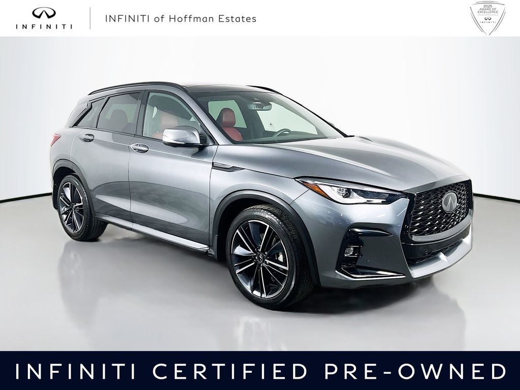 Gray (Graphite Shadow) 2025 INFINITI QX50 Sport AWD SUV / Crossover All-Wheel Drive Continuously Variable Transmission