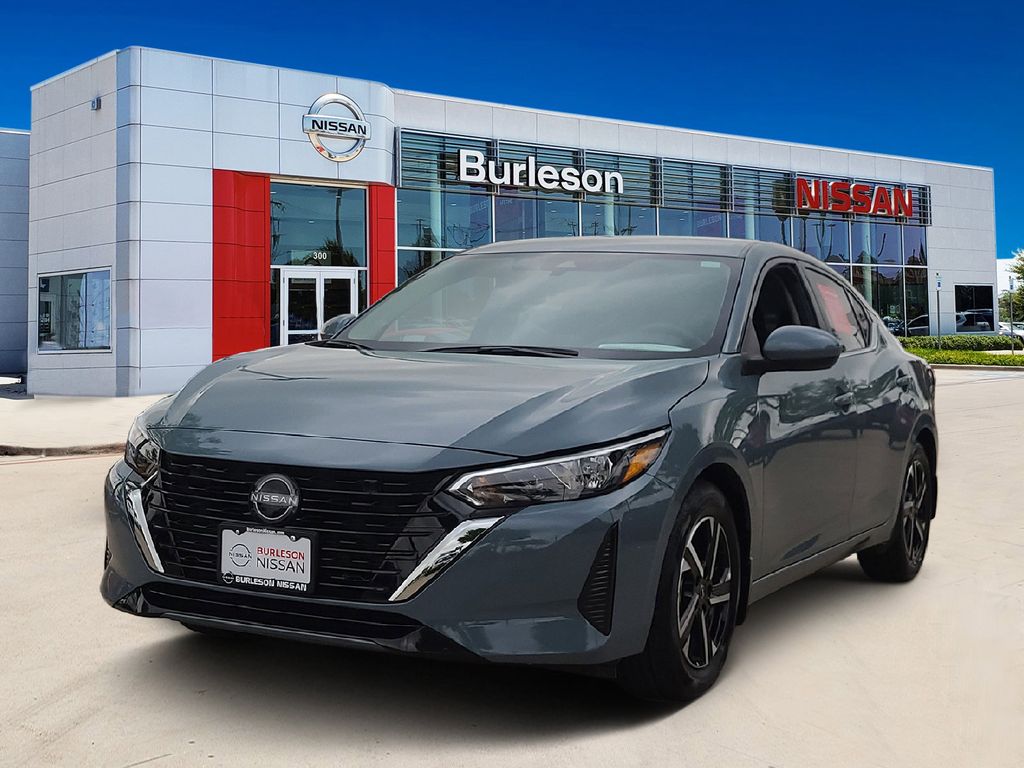 Atlantic Gray Metallic 2025 Nissan Sentra SV FWD Sedan Front-Wheel Drive Continuously Variable Transmission