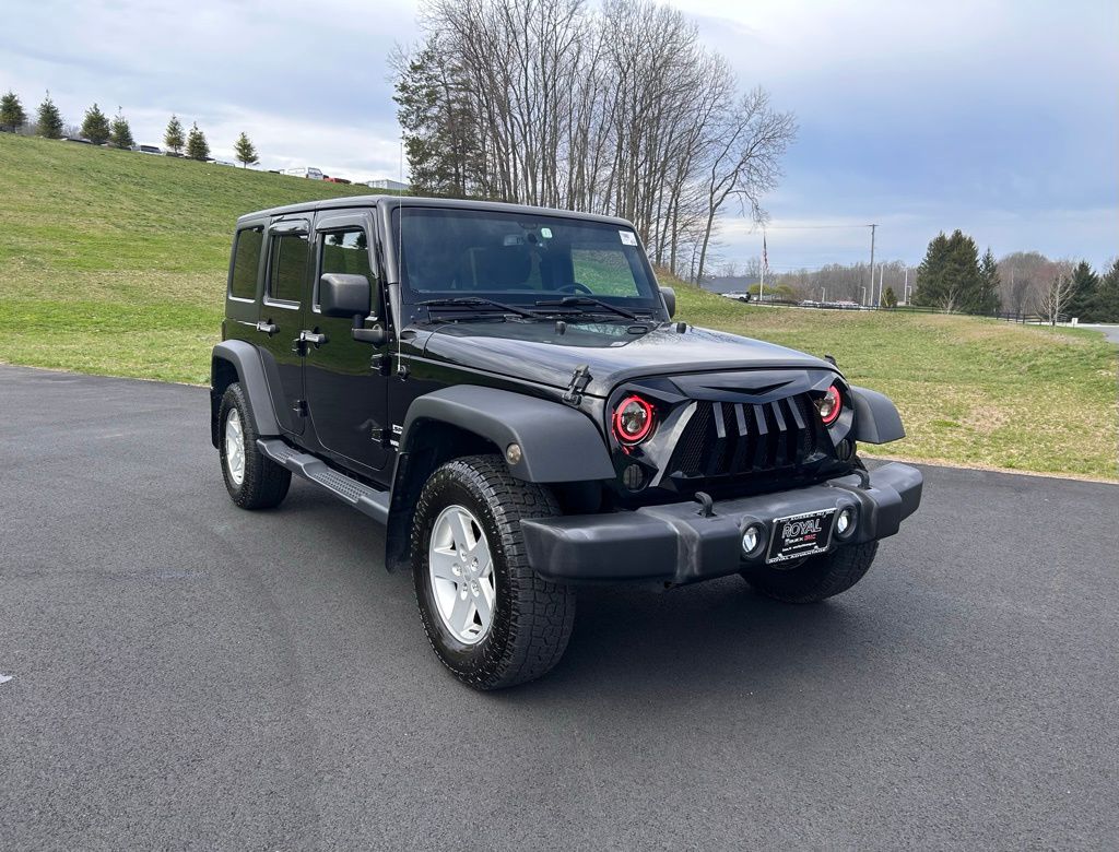 Black Clearcoat 2017 Jeep Wrangler Unlimited Sport 4WD SUV / Crossover Four-Wheel Drive 5-Speed Automatic