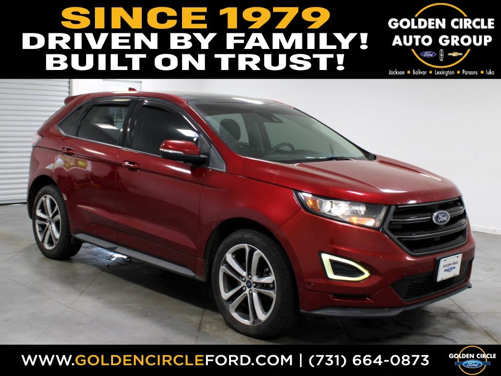 Ruby Red Metallic Tinted Clearcoat 2015 Ford Edge Sport AWD SUV / Crossover All-Wheel Drive 6-Speed Automatic