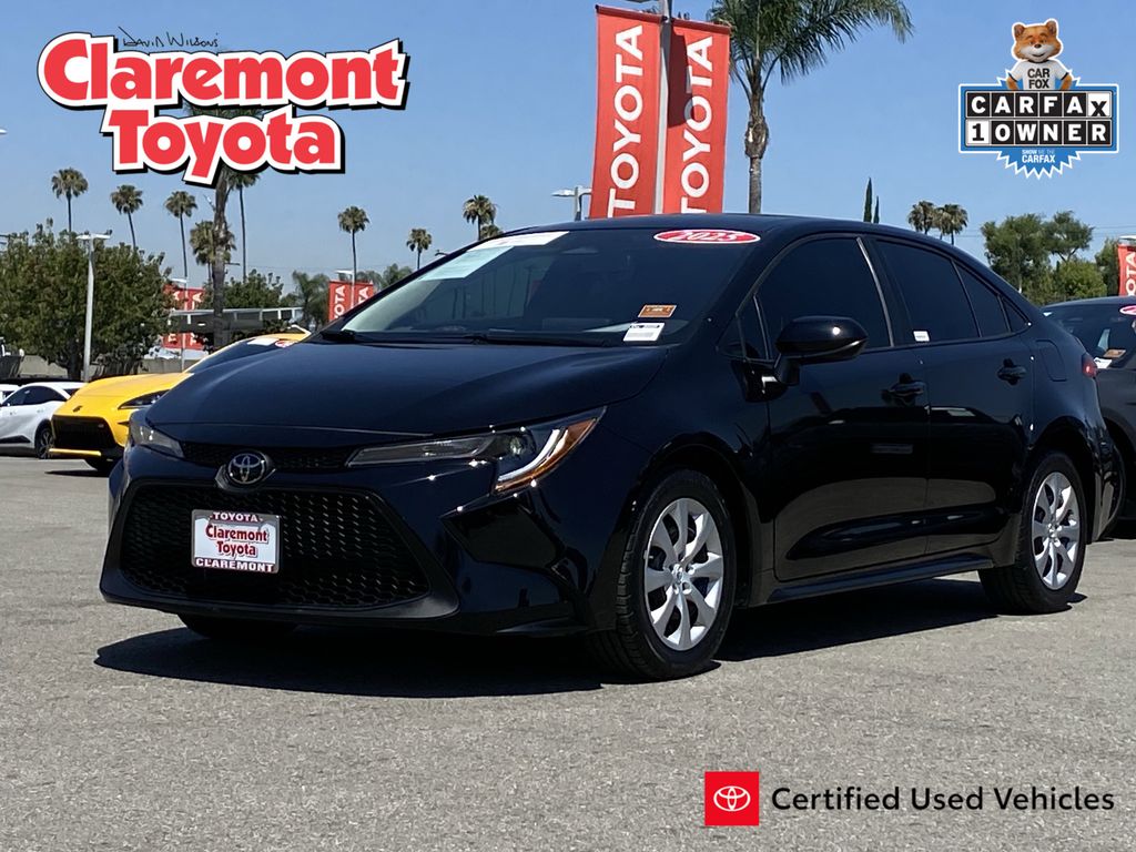 Midnight Black Metallic 2025 Toyota Corolla LE FWD Sedan Front-Wheel Drive Continuously Variable Transmission