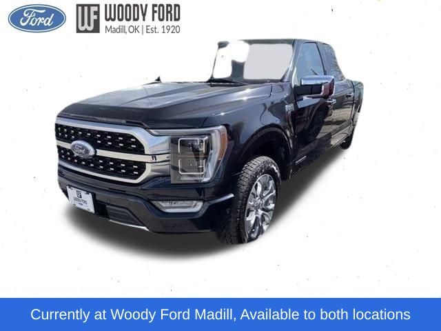 Blue Metallic 2022 Ford F-150 Platinum SuperCrew 4WD Pickup Truck Four-Wheel Drive Automatic