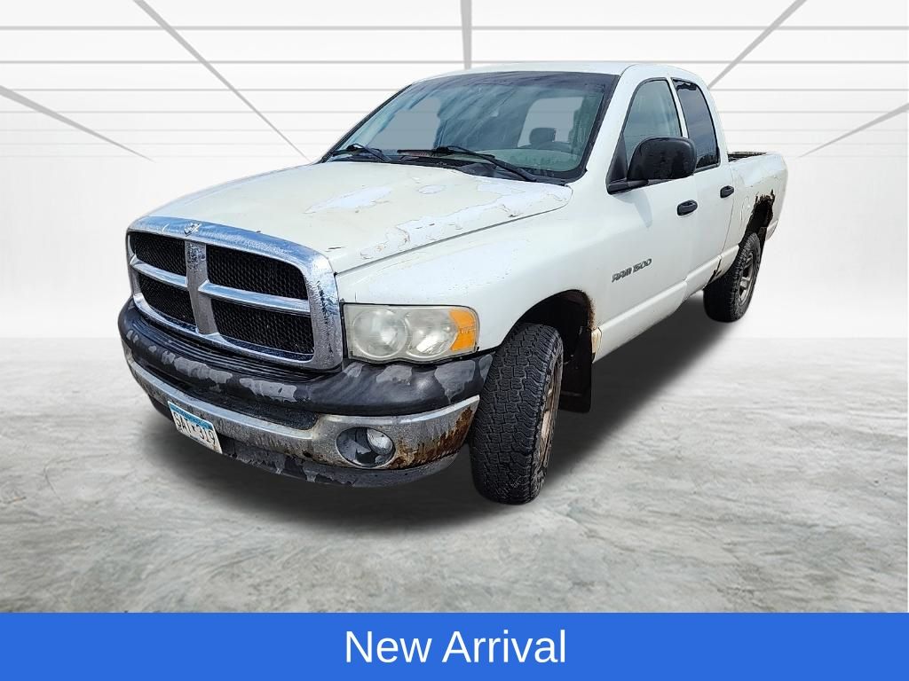 White 2004 Dodge RAM 1500 Pickup Truck Four-Wheel Drive 5-Speed Automatic