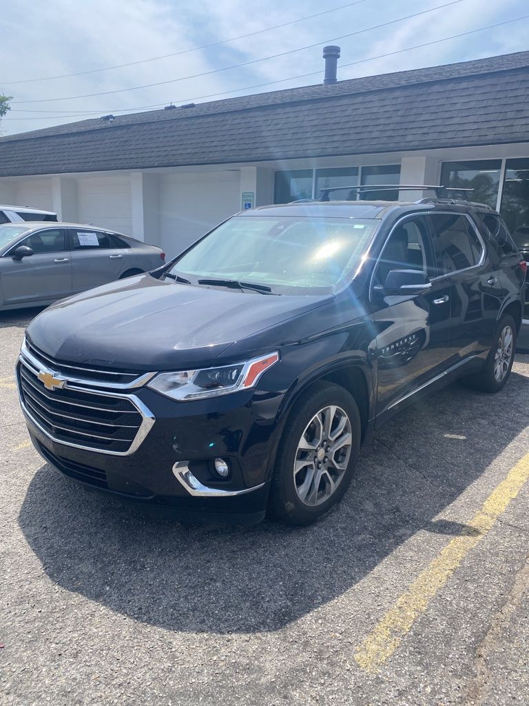 Midnight Blue Metallic 2020 Chevrolet Traverse Premier AWD SUV / Crossover Four-Wheel Drive 9-Speed Automatic