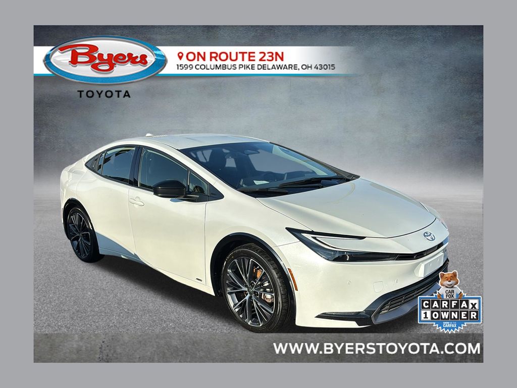 White (Wind Chill Pearl) 2025 Toyota Prius Hatchback All-Wheel Drive Continuously Variable Transmission