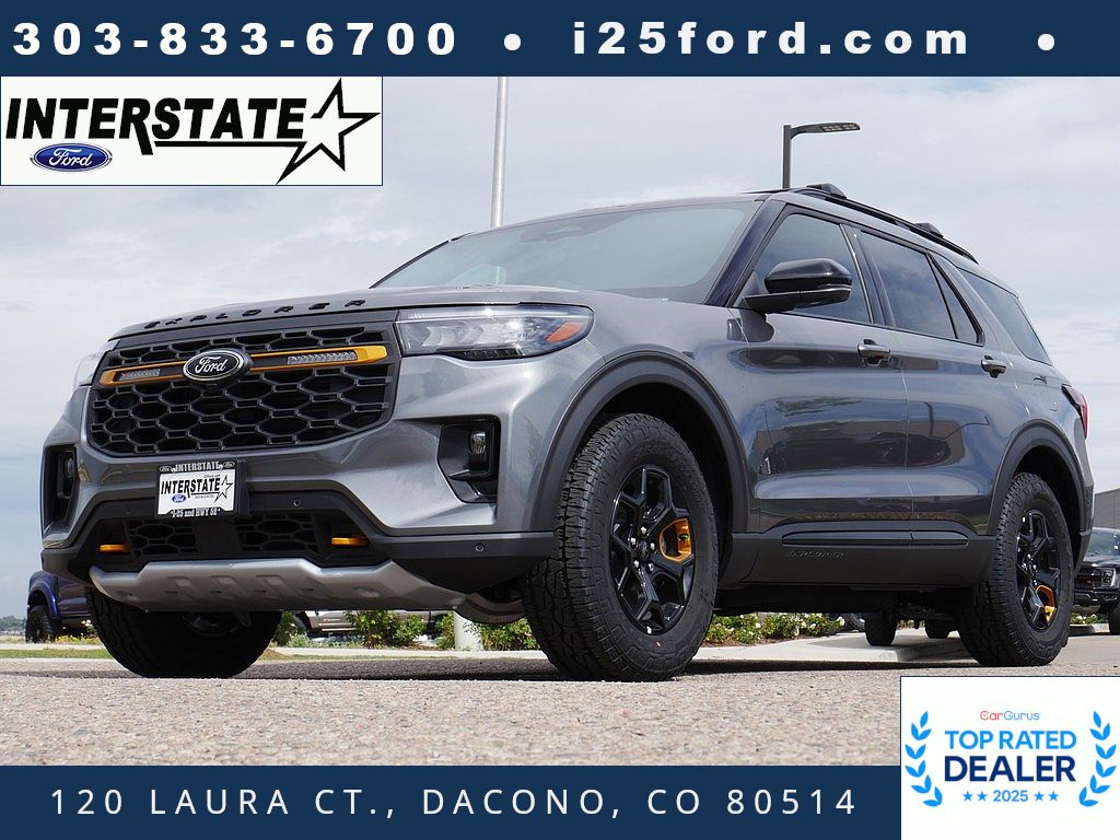 Carbonized Gray Metallic 2026 Ford Explorer SUV / Crossover All-Wheel Drive Automatic