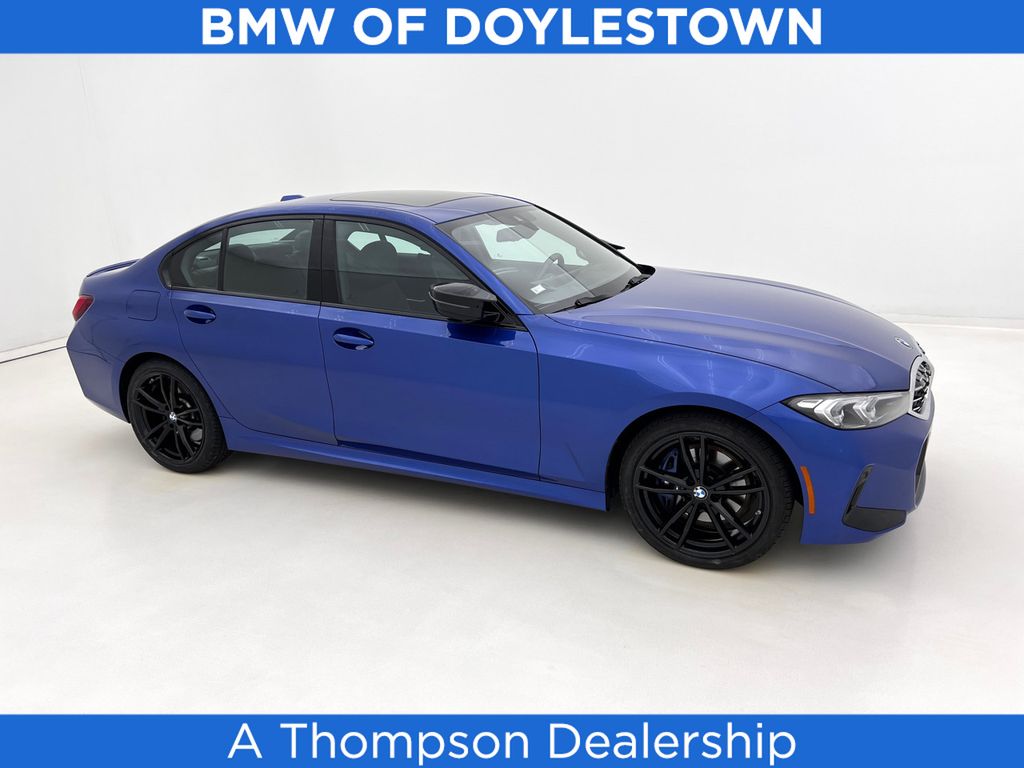 Blue Metallic 2023 BMW 3 Series Sedan All-Wheel Drive 8-Speed Automatic