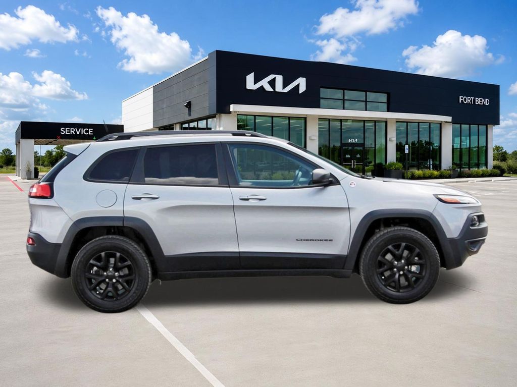 2018 Jeep Cherokee Trailhawk Silver at AutoSavvy Houston Northwest