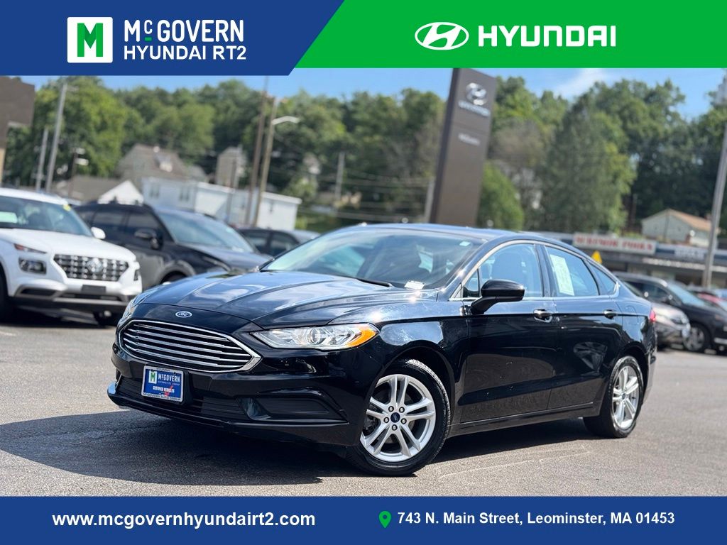 Shadow Black 2018 Ford Fusion Sedan Front-Wheel Drive 6-Speed Automatic
