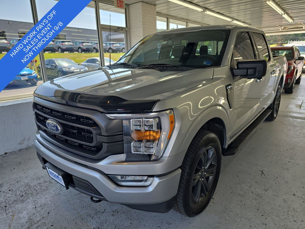 Silver Metallic 2023 Ford F-150 Pickup Truck Four-Wheel Drive Automatic