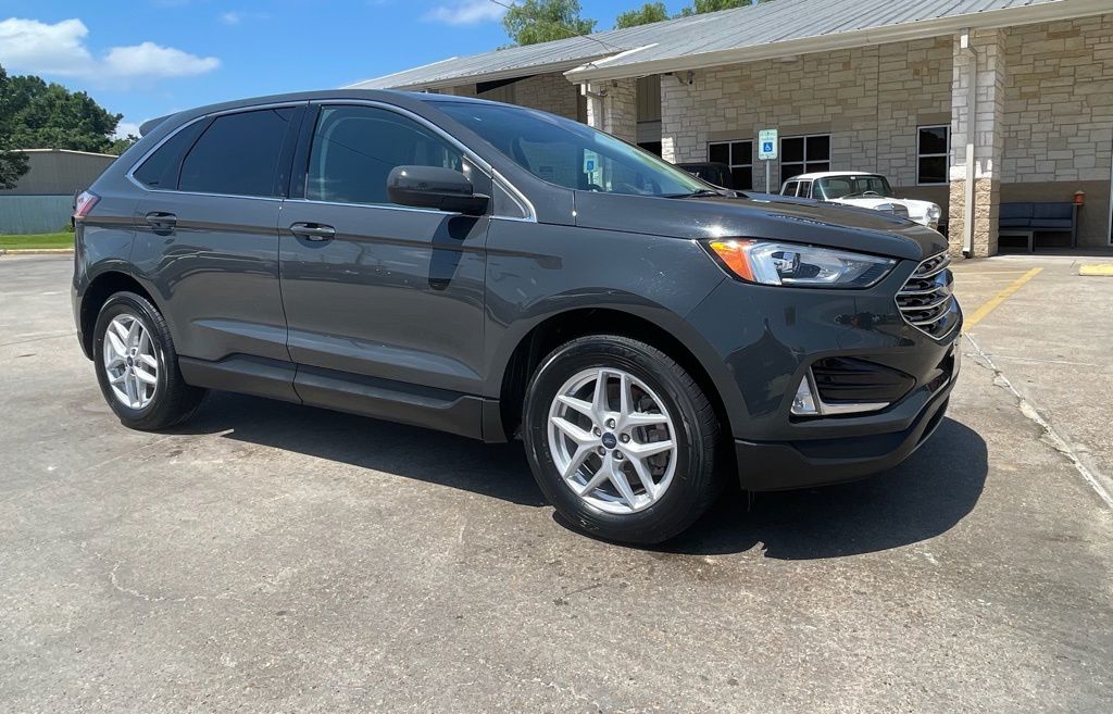 2021 Ford Edge SEL Gray at DeMontrond Ford