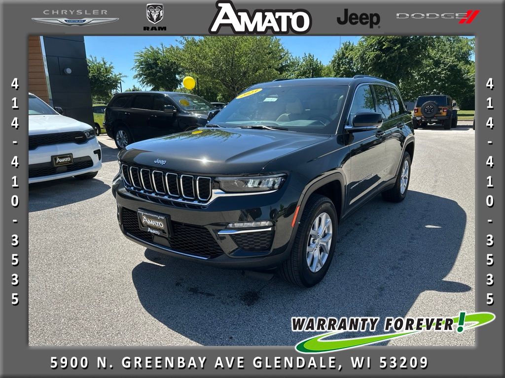 Rocky Mountain Pearlcoat 2023 Jeep Grand Cherokee SUV / Crossover Four-Wheel Drive 8-Speed Automatic