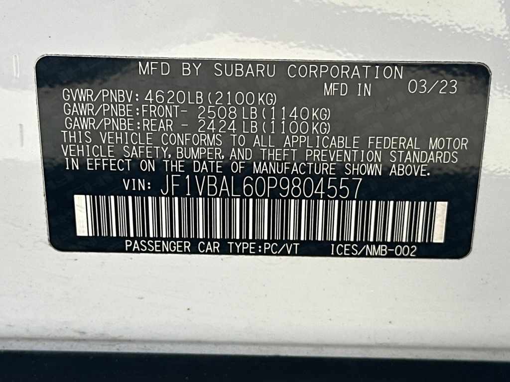 Used 2023 Subaru WRX Sedan