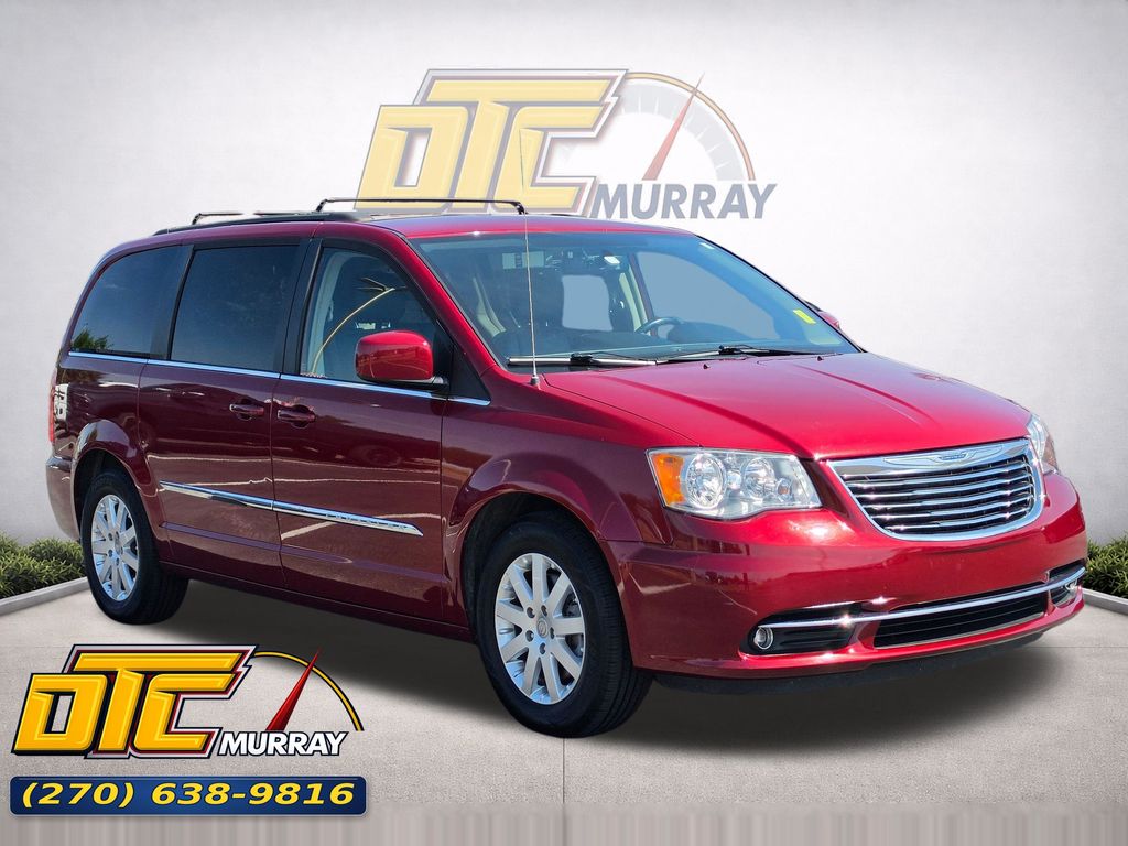Deep Cherry Red Crystal Pearlcoat 2014 Chrysler Town & Country Minivan Front-Wheel Drive 6-Speed Automatic