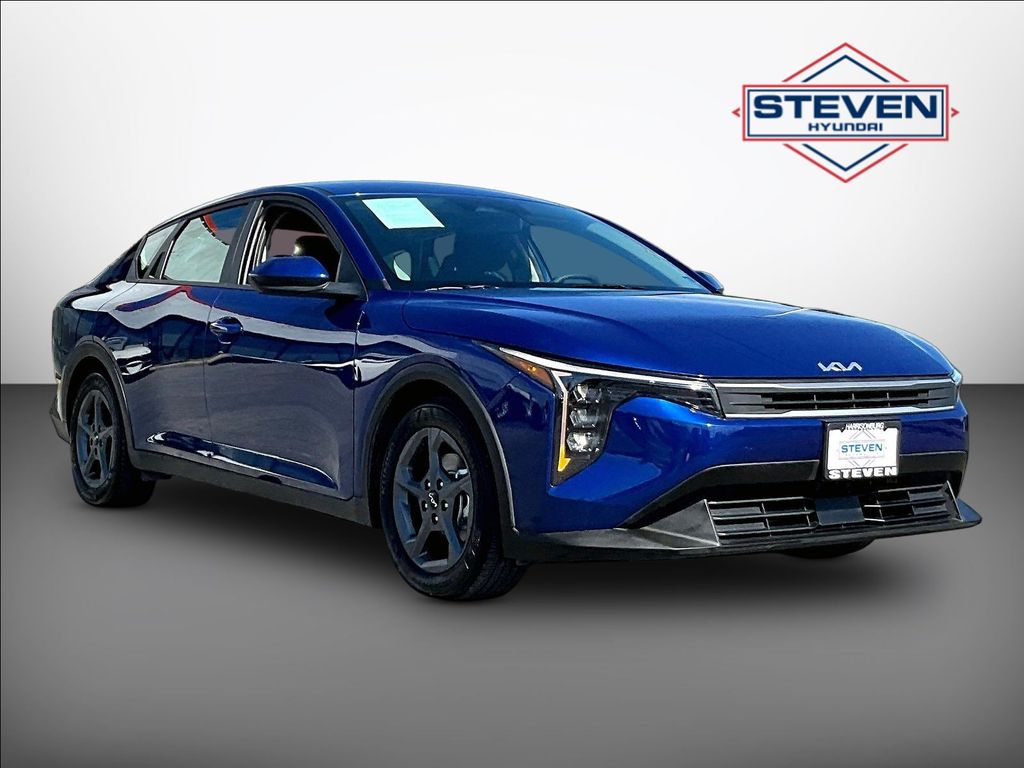 Deep Sea Blue 2025 Kia K4 Sedan Front-Wheel Drive Continuously Variable Transmission