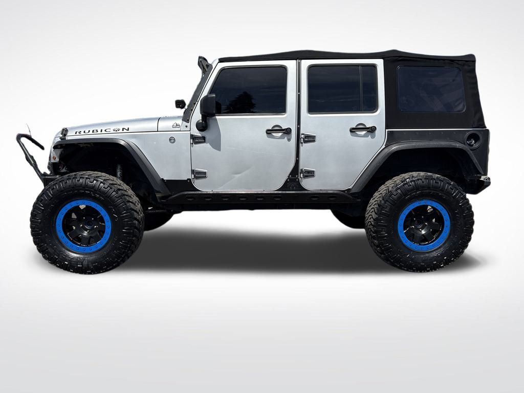 2008 Bright Silver Metallic Clearcoat Jeep Wrangler Unlimited Rubicon 4X4 SUV
