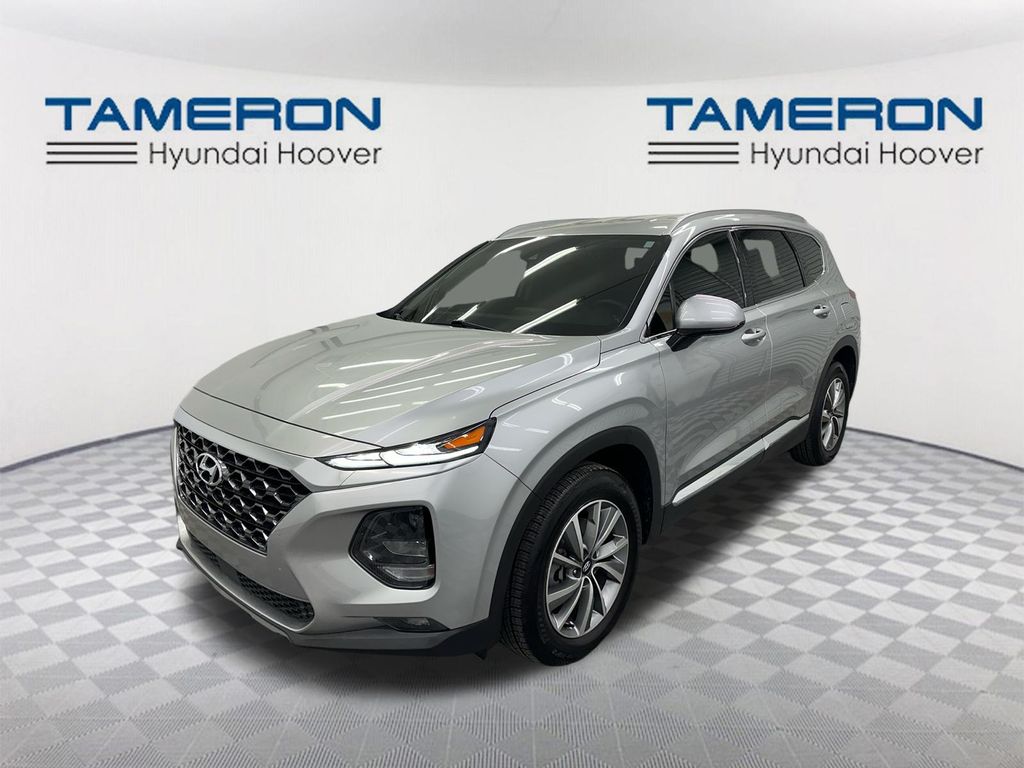 Shimmering Silver Pearl 2020 Hyundai Santa Fe 2.4L SEL FWD SUV / Crossover Front-Wheel Drive 8-Speed Automatic