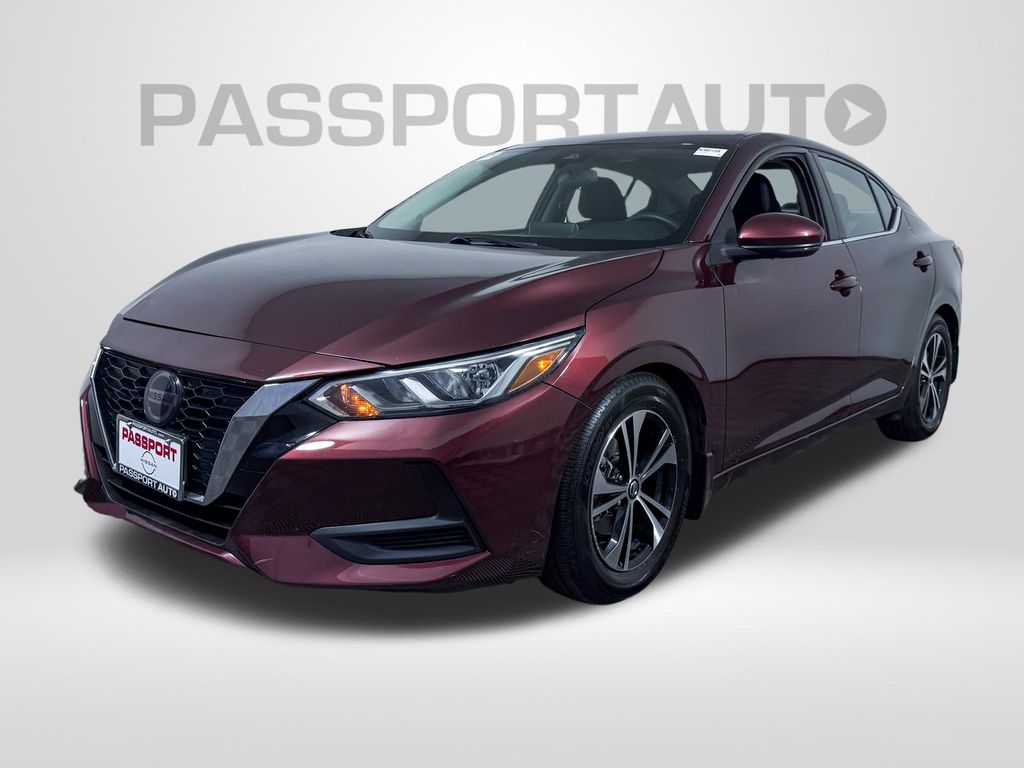 Rosewood Metallic 2020 Nissan Sentra SV FWD Sedan Front-Wheel Drive Continuously Variable Transmission