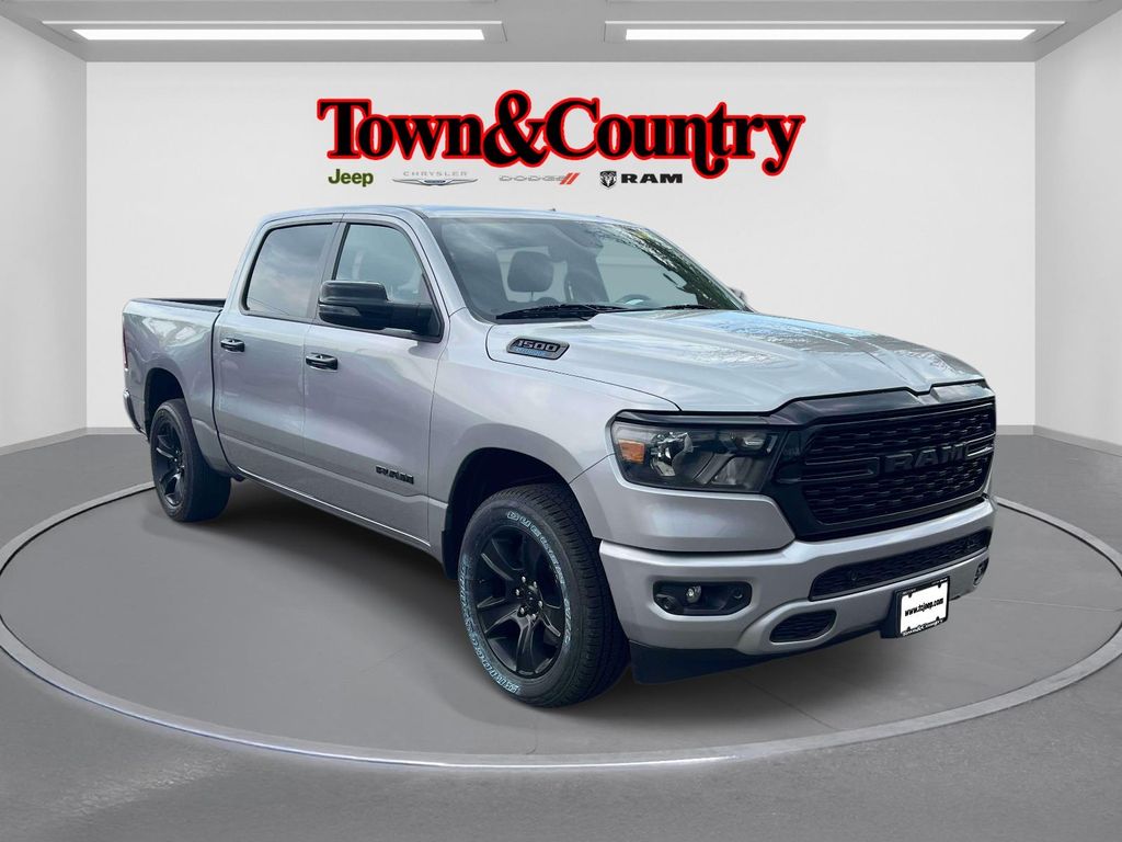 Billet Silver Metallic Clearcoat 2023 RAM 1500 Pickup Truck Four-Wheel Drive 8-Speed Automatic