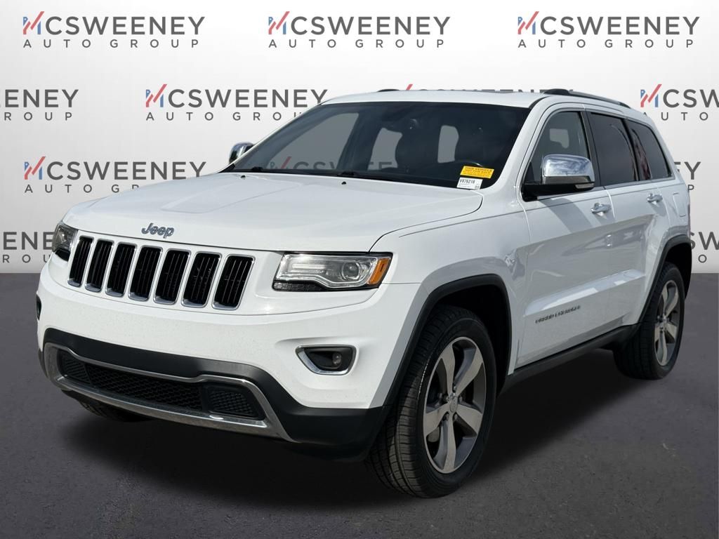 Bright White Clearcoat 2015 Jeep Grand Cherokee Limited 4WD SUV / Crossover Four-Wheel Drive 8-Speed Automatic