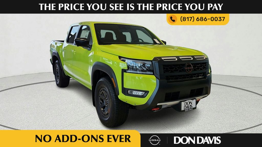 Citrus Strike 2026 Nissan Frontier Pickup Truck Four-Wheel Drive 9-Speed Automatic Overdrive