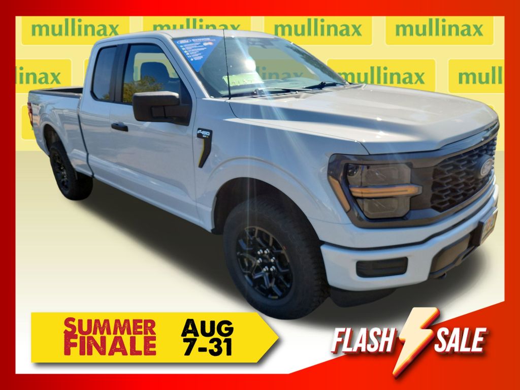 Space White Metallic 2025 Ford F-150 Pickup Truck Four-Wheel Drive Automatic