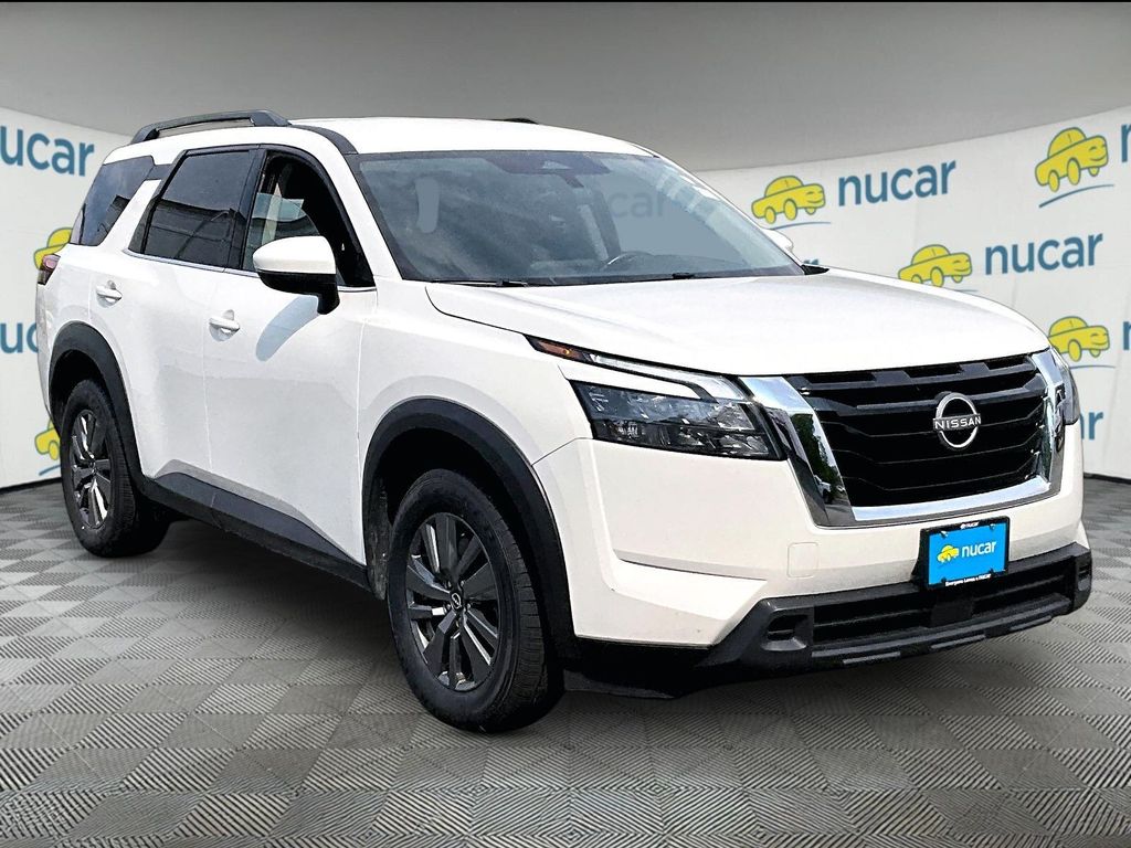 Glacier White 2025 Nissan Pathfinder SUV / Crossover All-Wheel Drive 9-Speed Automatic