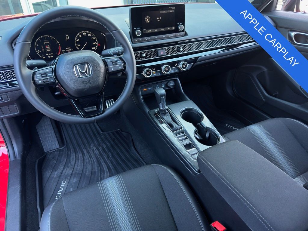 2025 Honda Civic Sport Red at Community Honda