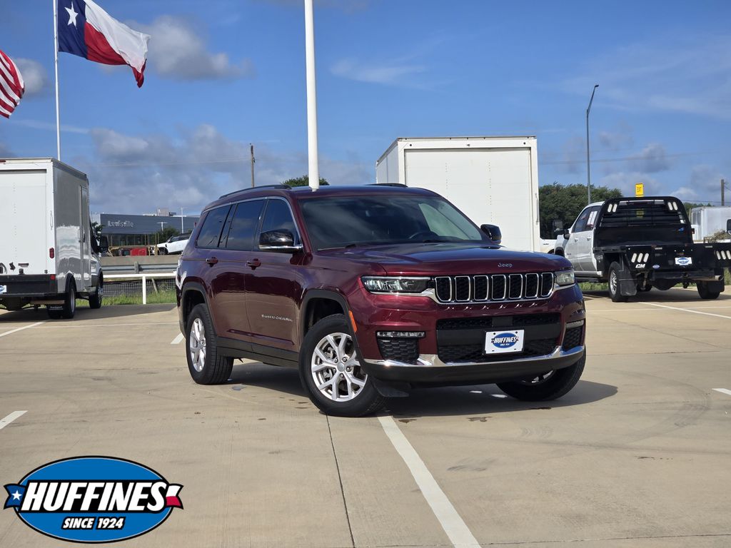 Velvet Red Pearlcoat 2021 Jeep Grand Cherokee L Limited 4WD SUV / Crossover Four-Wheel Drive 8-Speed Automatic