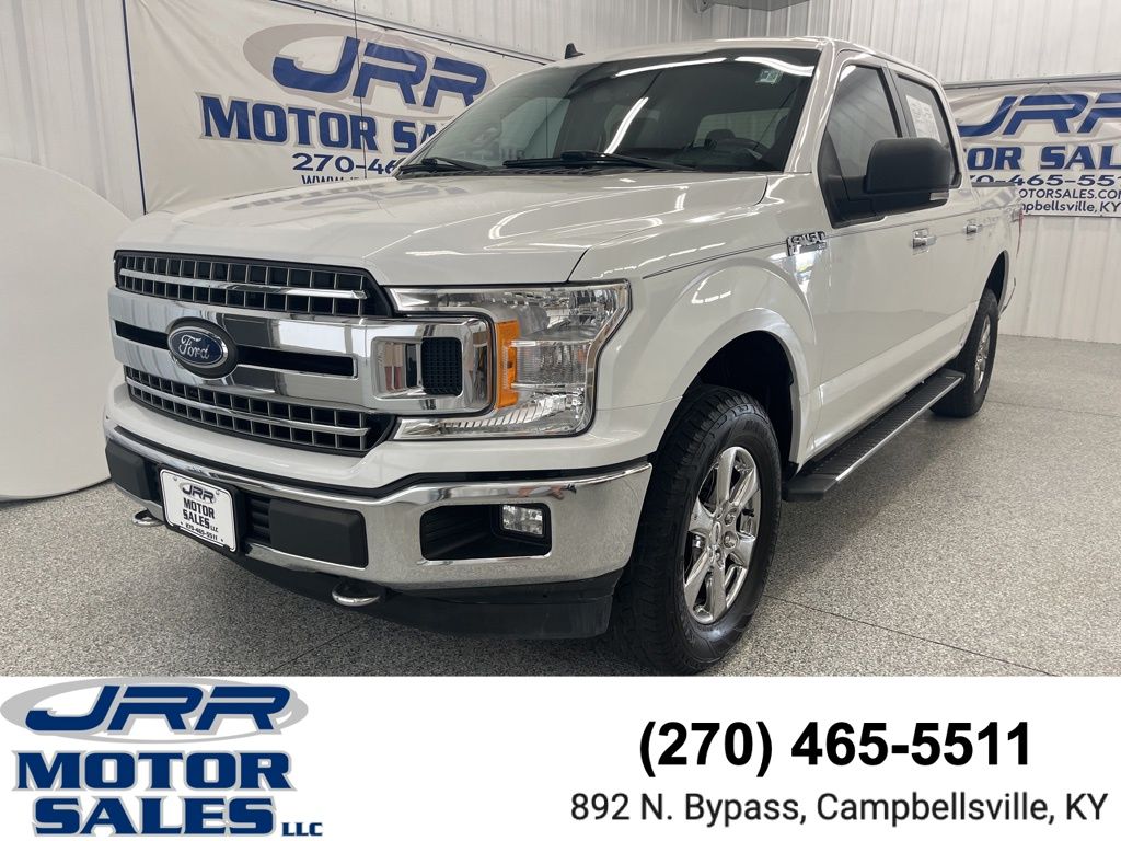 Oxford White 2020 Ford F-150 XLT SuperCrew 4WD Pickup Truck Four-Wheel Drive Automatic