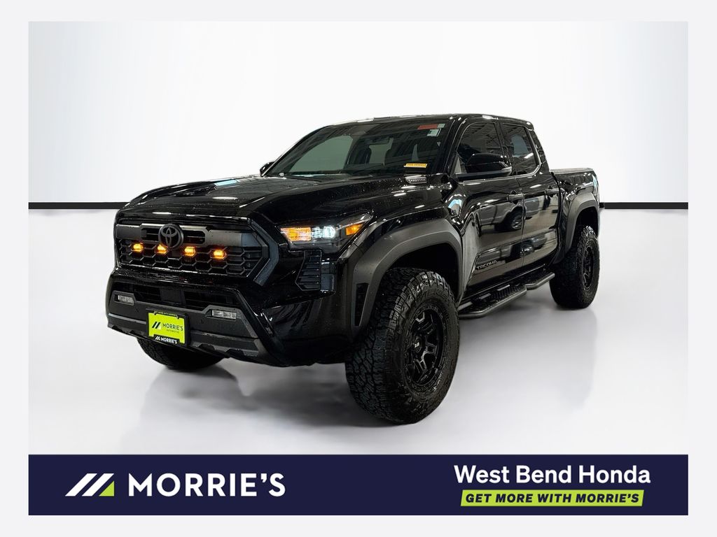 Black 2025 Toyota Tacoma Pickup Truck Four-Wheel Drive 8-Speed Automatic