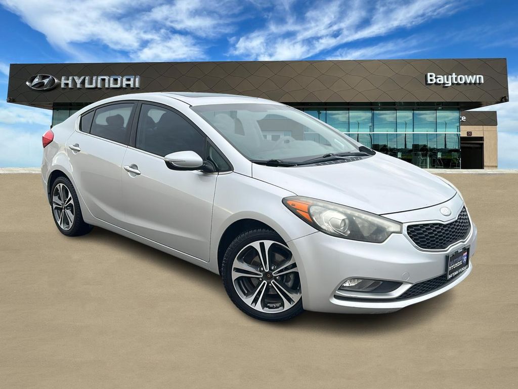 2014 Kia Forte EX Silver at Classic Elite Chevrolet Sugar Land