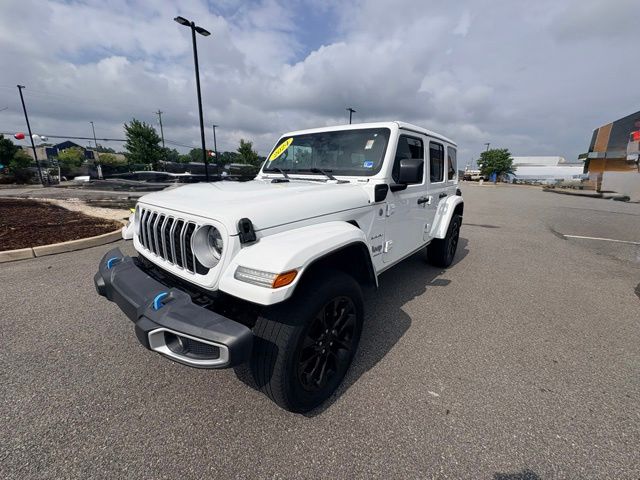 Bright White Clearcoat 2024 Jeep Wrangler 4xe SUV / Crossover Four-Wheel Drive 8-Speed Automatic