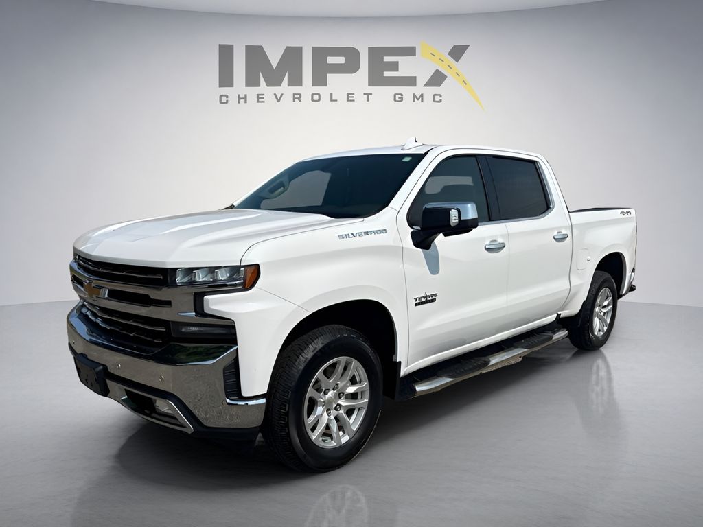 Summit White 2020 Chevrolet Silverado 1500 Pickup Truck Four-Wheel Drive 8-Speed Automatic