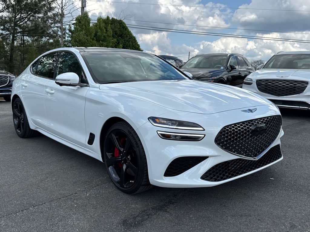 Uyuni White 2026 Genesis G70 3.3T Sport Prestige RWD Sedan Rear-Wheel Drive 8-Speed Automatic