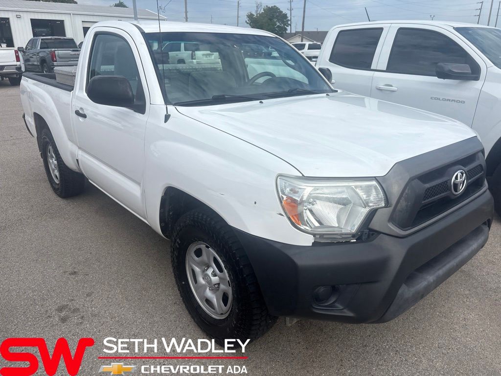 Super White 2012 Toyota Tacoma Pickup Truck 4X2 4-Speed Automatic Overdrive