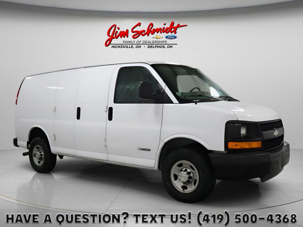 Summit White 2006 Chevrolet Express Cargo 2500 RWD Van Rear-Wheel Drive 4-Speed Automatic Overdrive