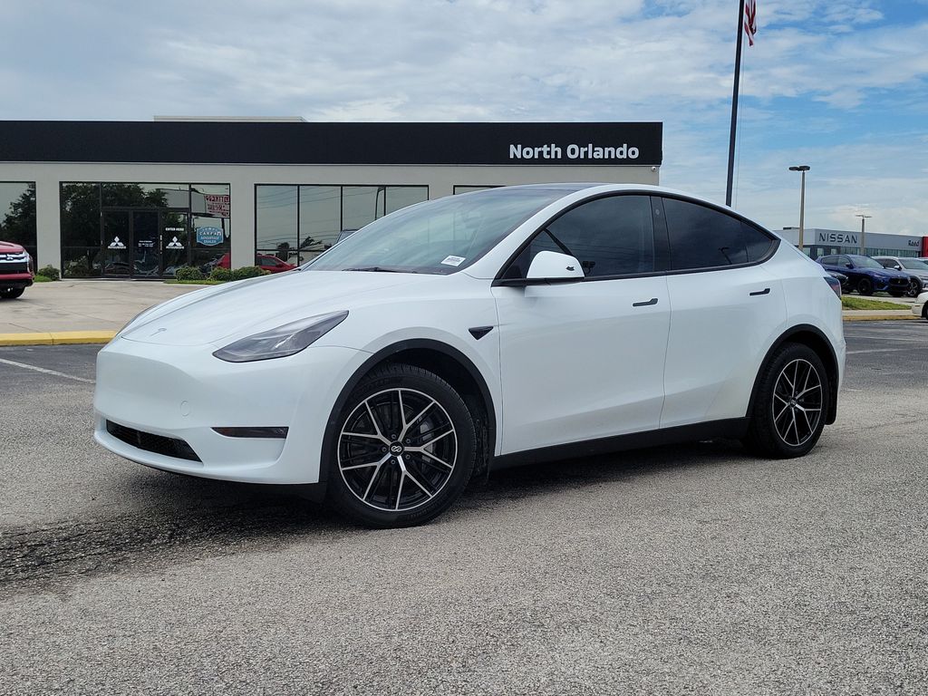White 2023 Tesla Model Y SUV / Crossover All-Wheel Drive 1-Speed Automatic