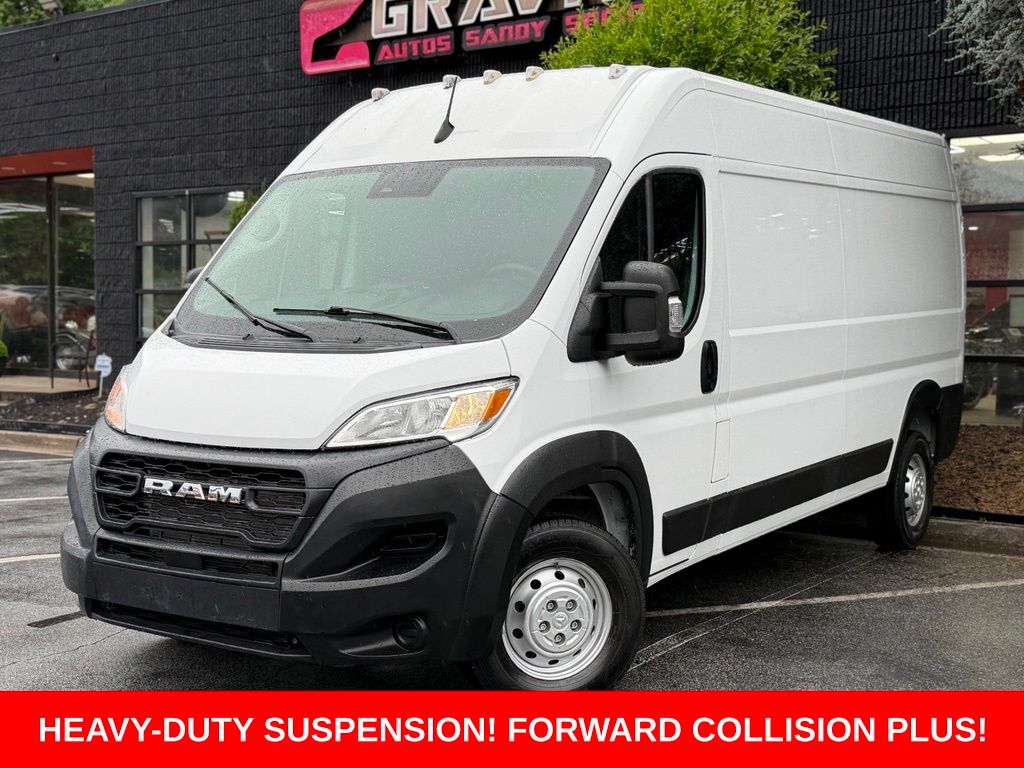 Bright White Clearcoat 2023 RAM ProMaster Van Front-Wheel Drive 9-Speed Automatic