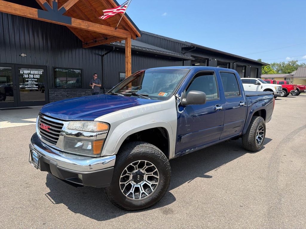 Navy Blue 2012 GMC Canyon Pickup Truck Four-Wheel Drive 4-Speed Automatic Overdrive