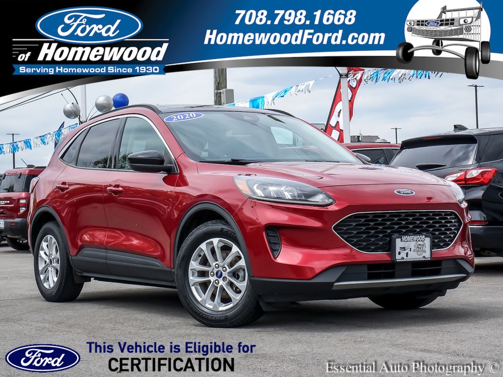 Red Metallic 2020 Ford Escape SE FWD SUV / Crossover Front-Wheel Drive 8-Speed Automatic
