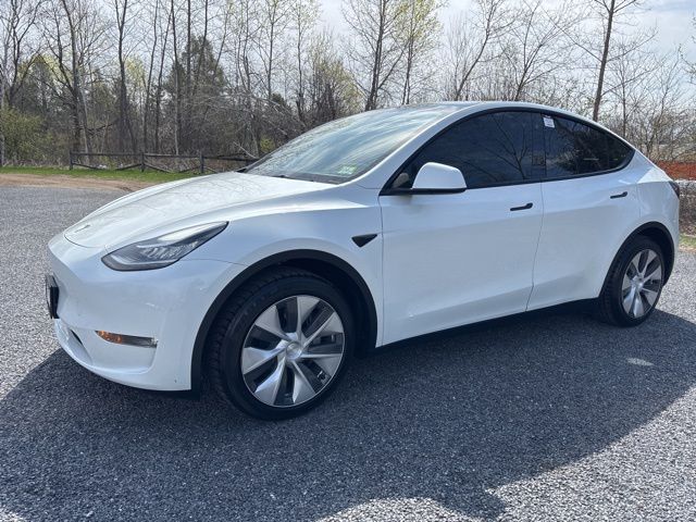 Used 2023 Tesla Model Y Long Range with VIN 7SAYGAEE1PF593665 for sale in Bennington, VT