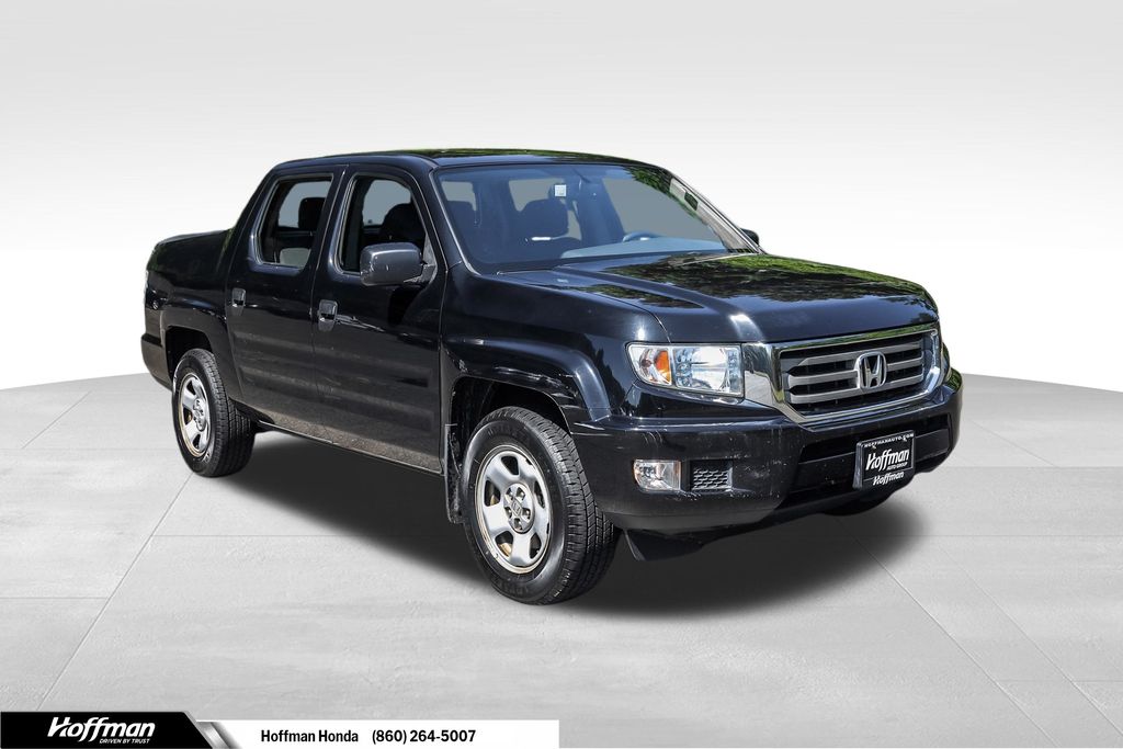 Crystal Black Pearl 2013 Honda Ridgeline Pickup Truck Four-Wheel Drive 5-Speed Automatic